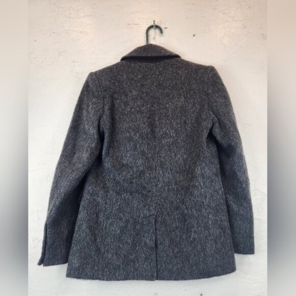 Boden Charcoal Gray Wool Blend‎ Jacket Womens Size 6 NWT - Picture 2 of 7